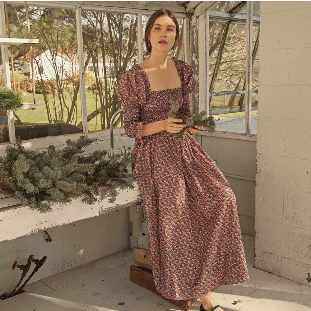 DOEN Bijou Dress Roseraie Floral | Size, Small | NWT